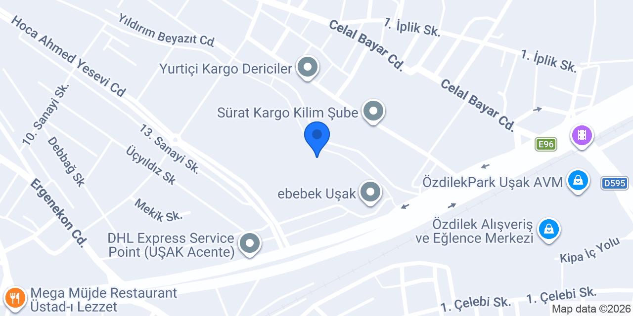 Uşak çadır konumu
