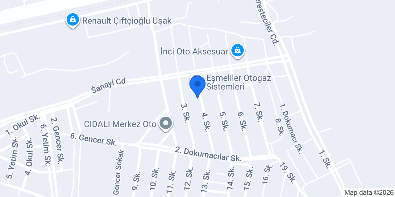 Eşmeli Otomotiv konumu