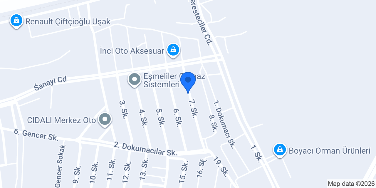 INTA OTOMOTİV konumu