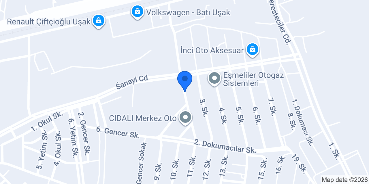 Ege Ulaşım - Uşak Acentesi konumu