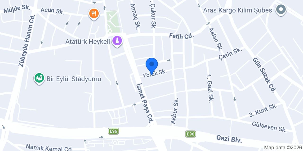 Gülsem Bayan Terzi konumu