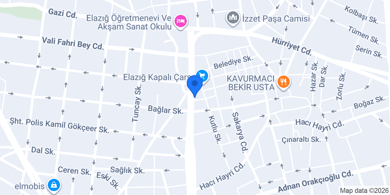 Jet Kuru Temizleme konumu