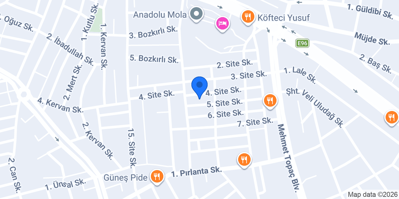 Ünal Oto Elektrik konumu