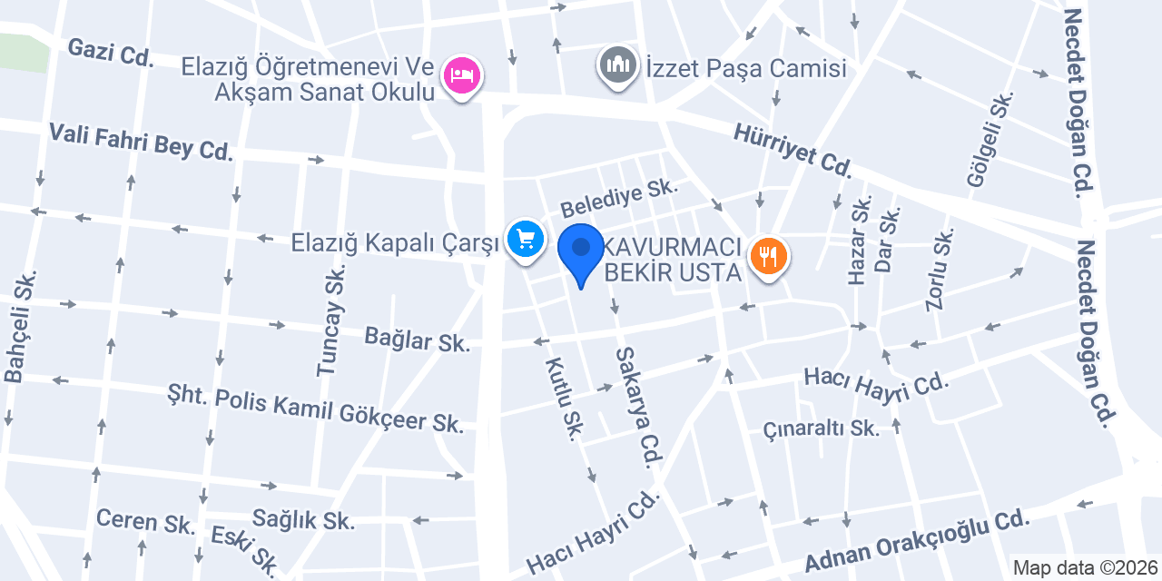 Çeloğlu Gıda konumu