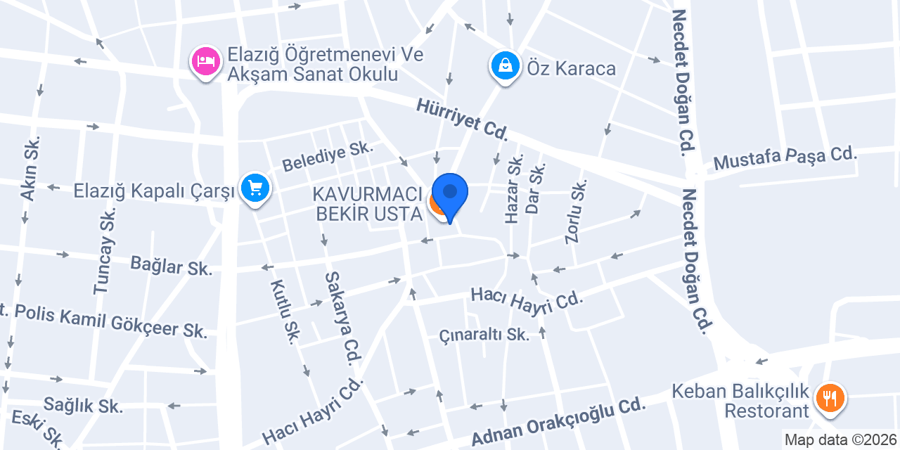 TAVUŞLAR TİCARET konumu