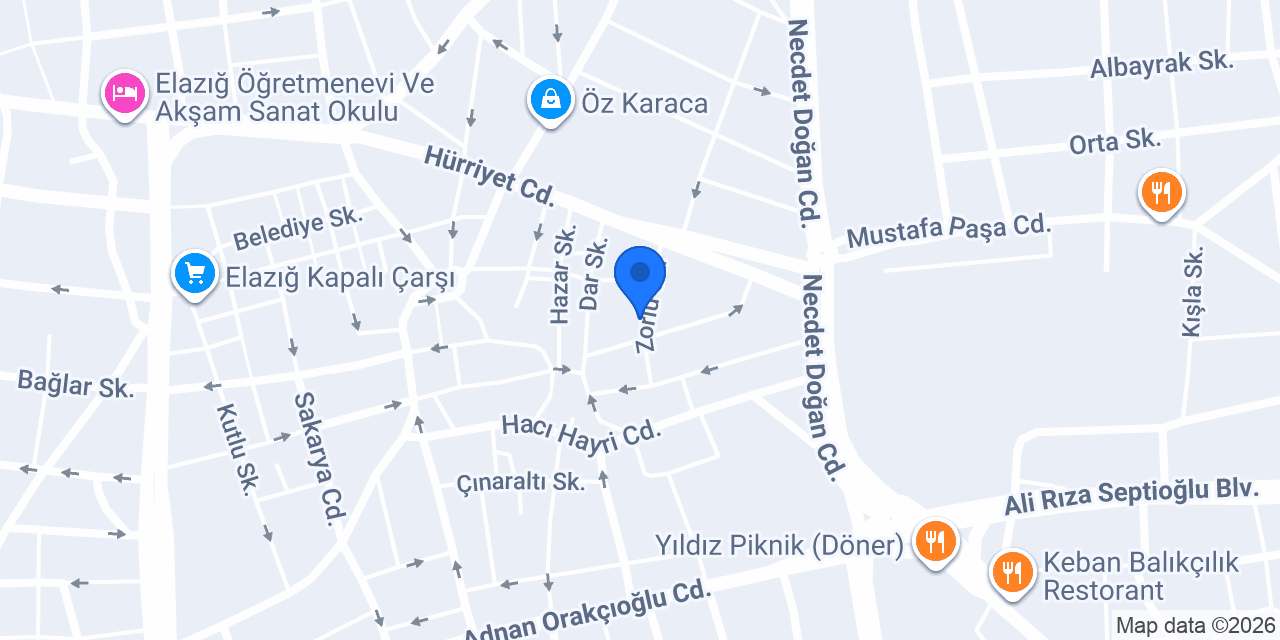 Tunç Simit Fırını konumu