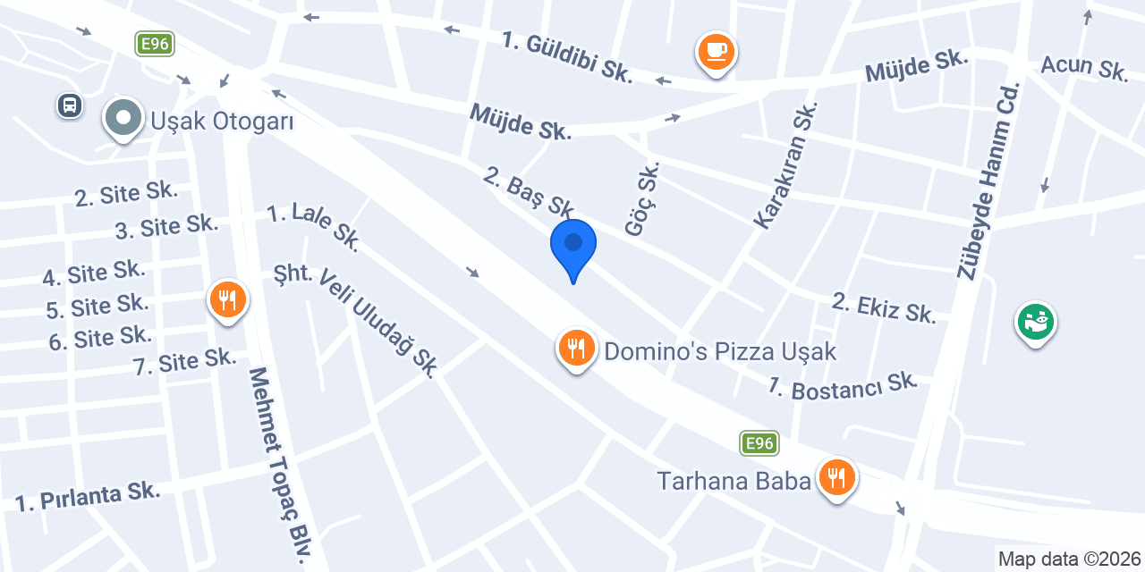 Akbank Çevreyolu/Uşak Şubesi konumu