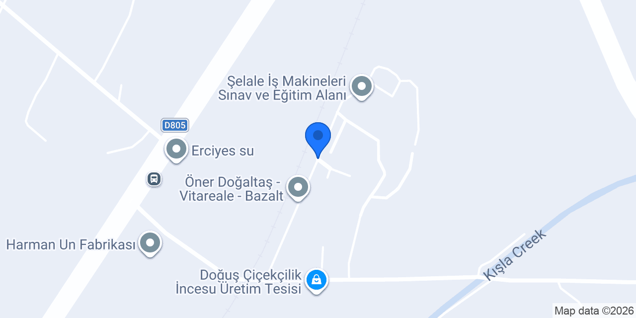 Çelikler Metal konumu