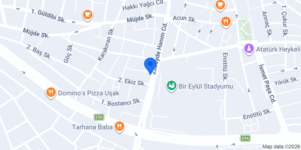 Stad börekçisi konumu