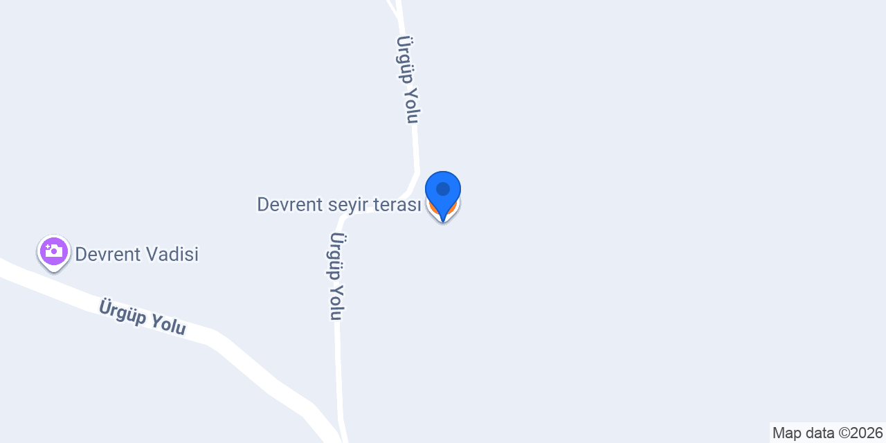 Devrent seyir terası konumu