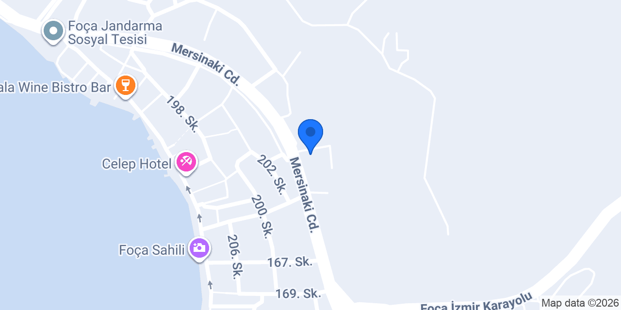 Foça Adliyesi konumu