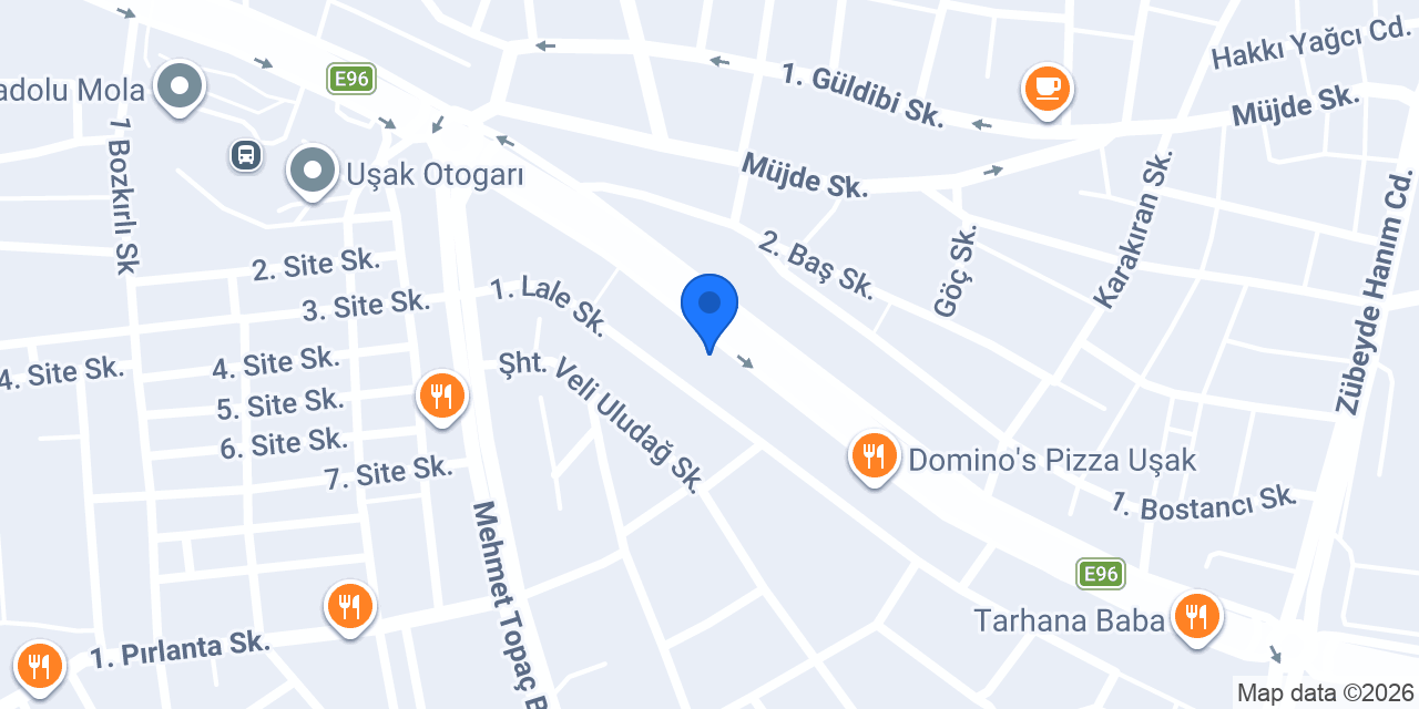 Gündoğdu Mobilya Uşak konumu