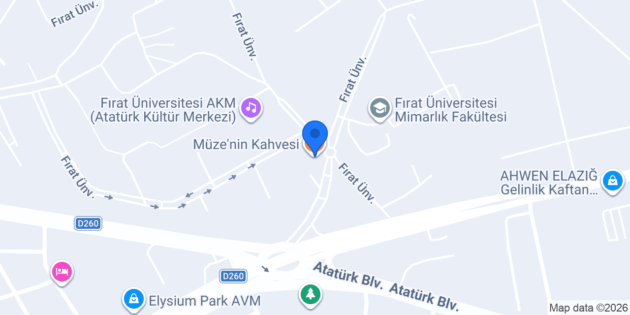 Müze'nin Kahvesi konumu
