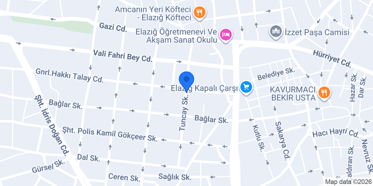 Kaan Çiçekçilik konumu
