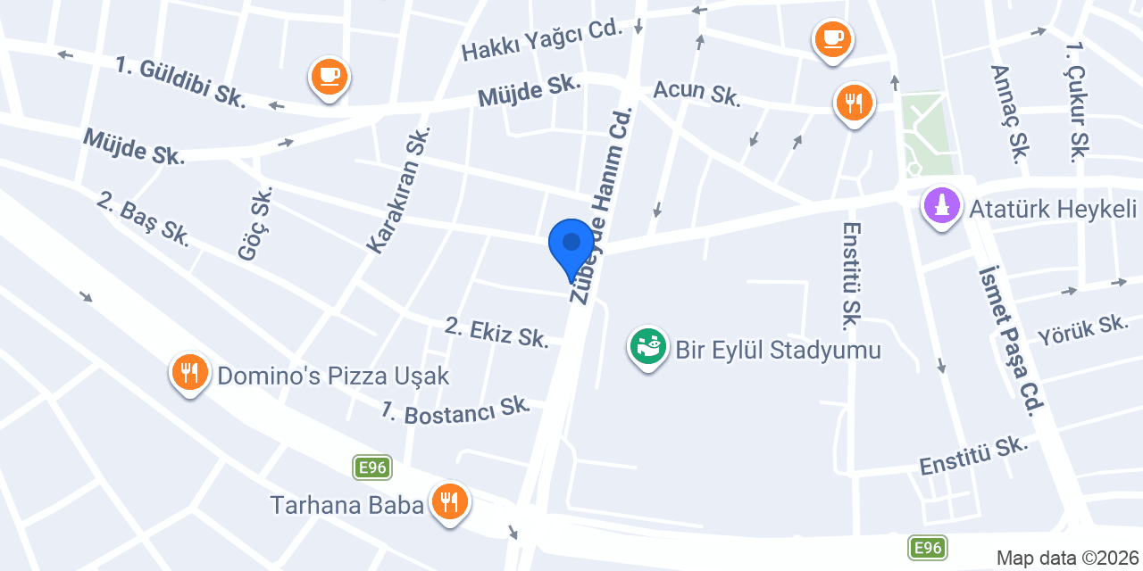Uşak İşitme Cihazları konumu