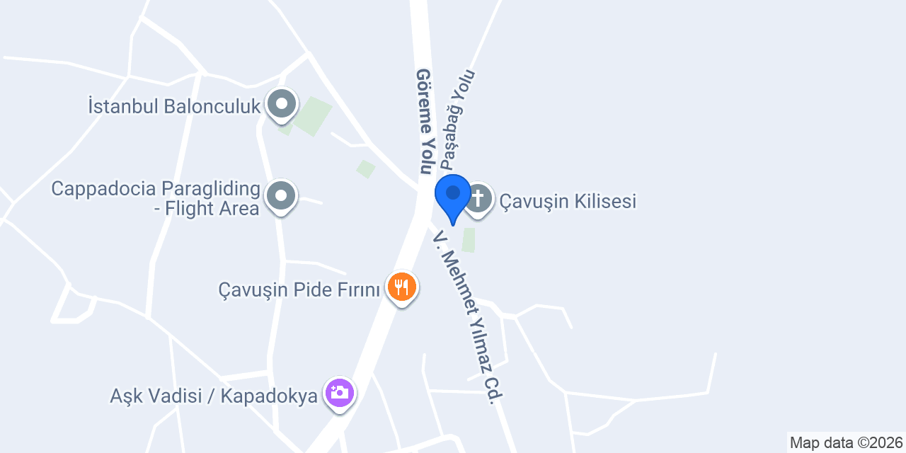 Çavuşin Seramik konumu