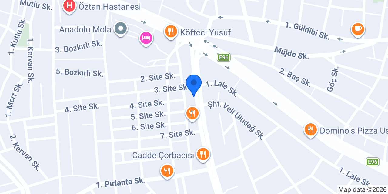 Ecutuned Chip Tuning Uşak Şubesi konumu