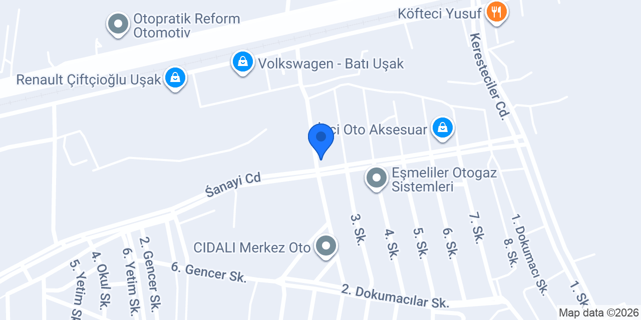 ÇALLIOĞLU OTOMOTİV konumu
