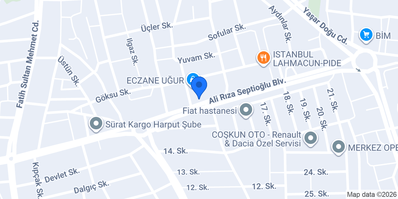 Elsan Yapi Market konumu