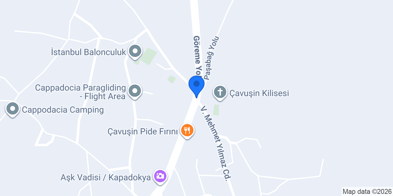 Çavuşin İlköğretim Okulu konumu