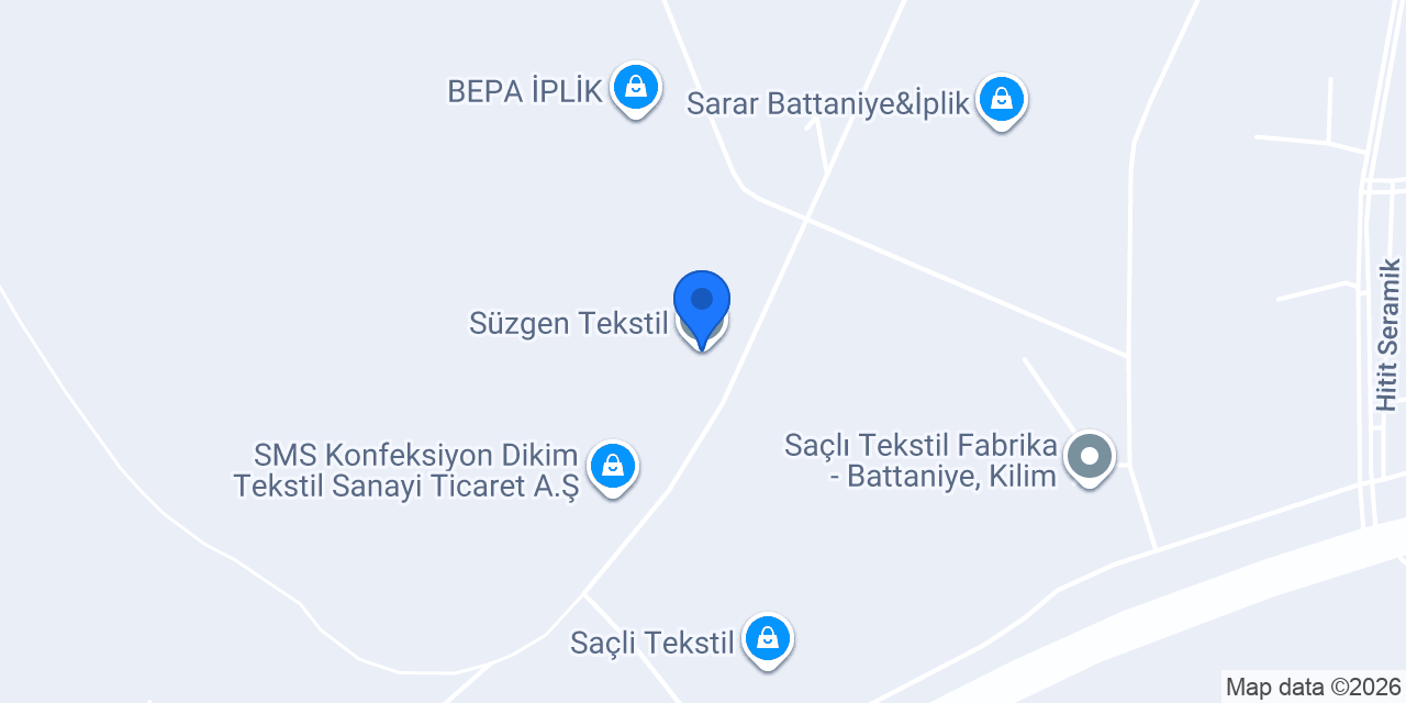 Süzgen Tekstil konumu