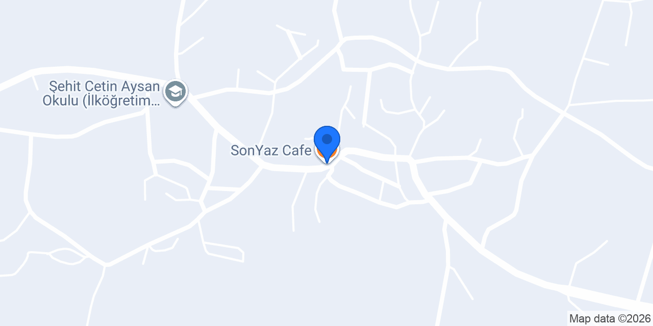 SonYaz Cafe konumu