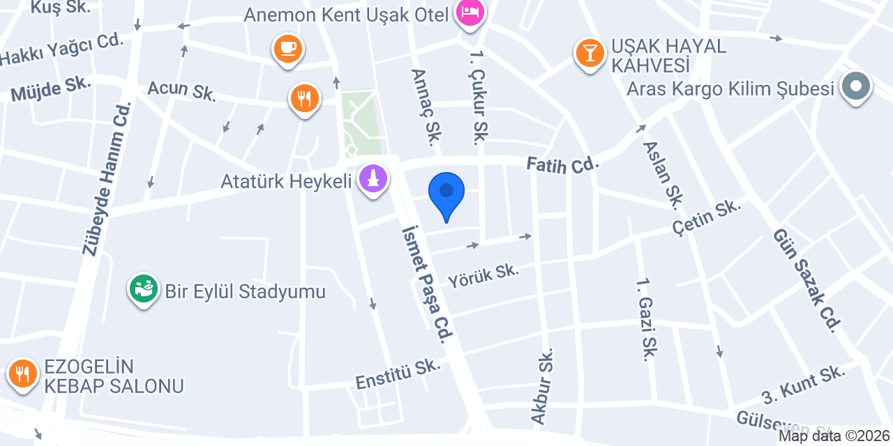 Yumak Ticaret konumu