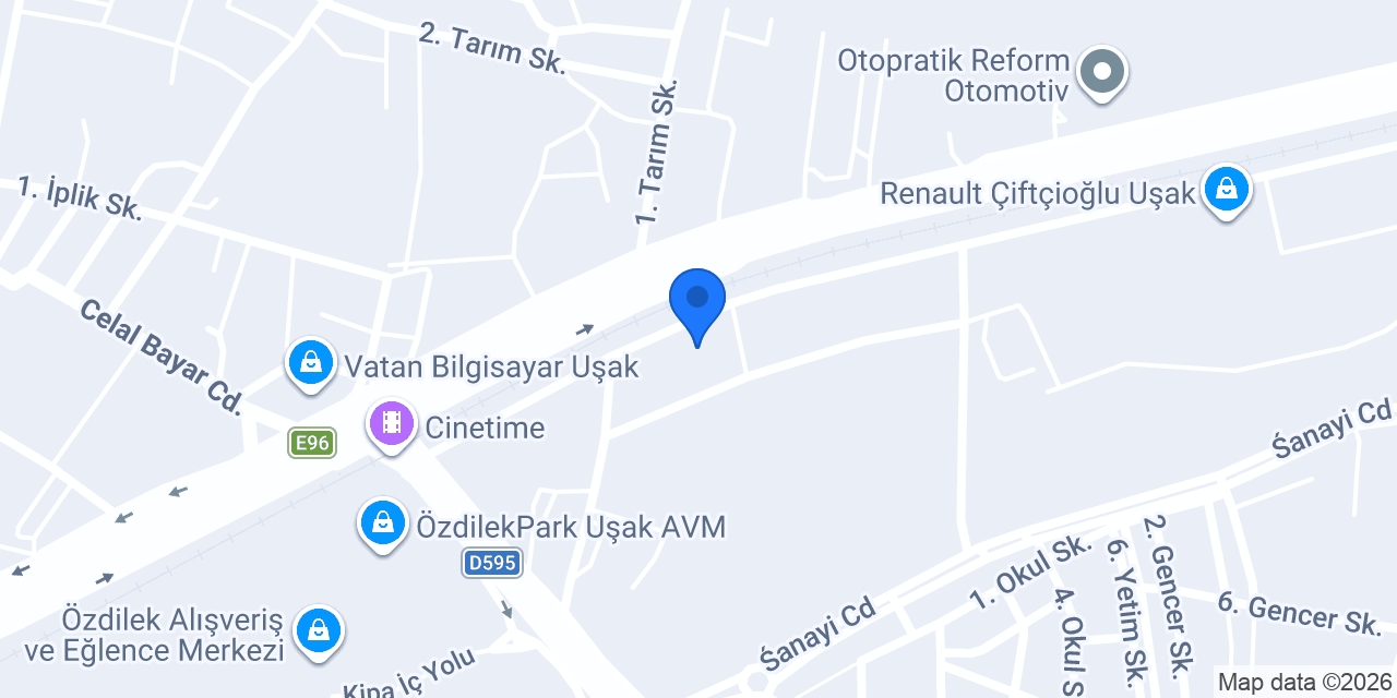 Çiftçioğlu Otomotiv konumu
