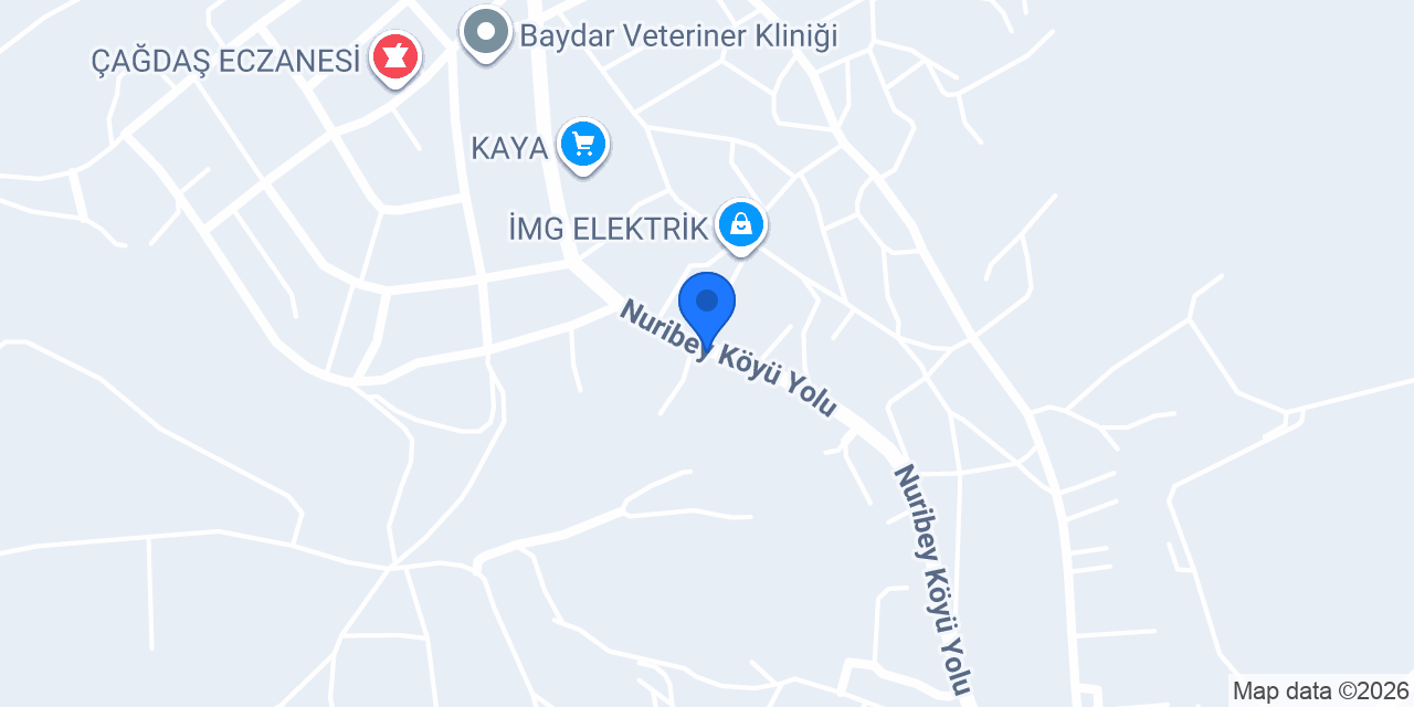 Nuribey Belediyesi konumu