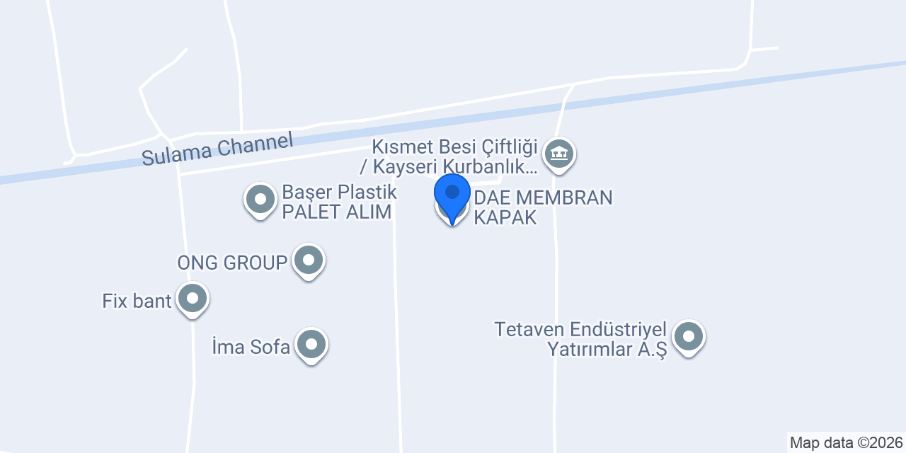 DAE MEMBRAN KAPAK konumu