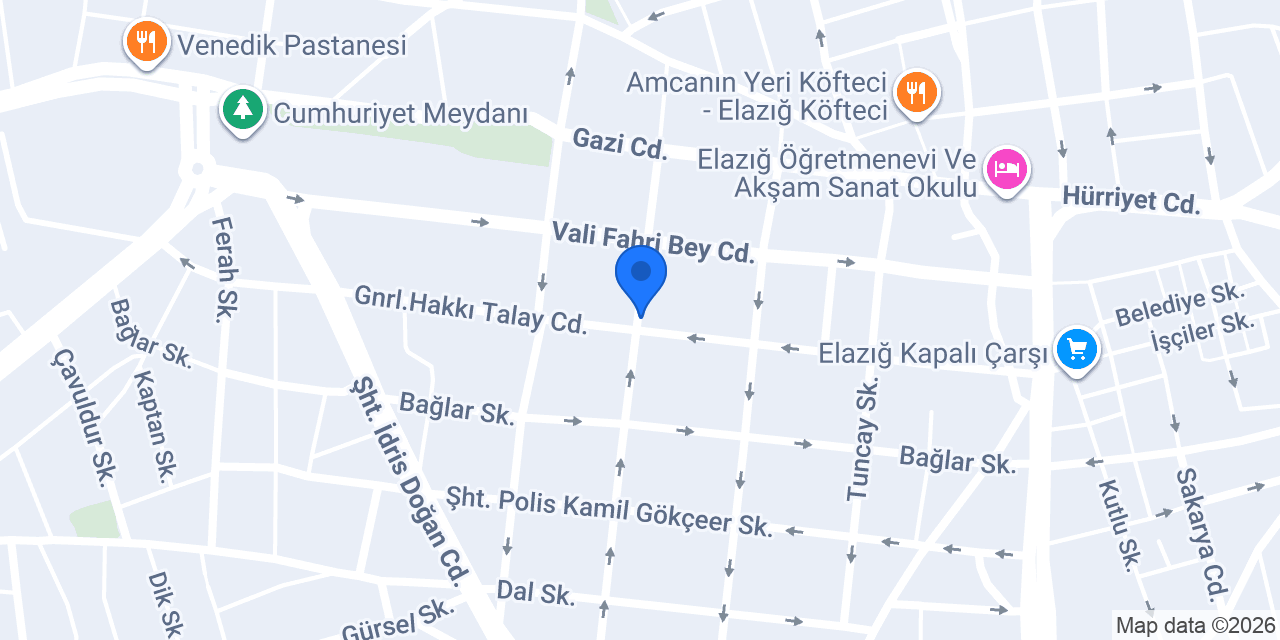 Şekerdağ Mobilya konumu