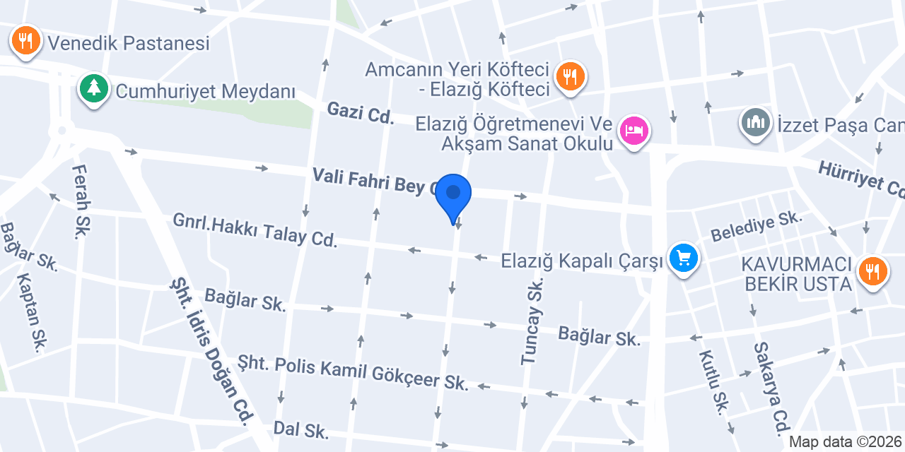 Kübra Eczanesi konumu