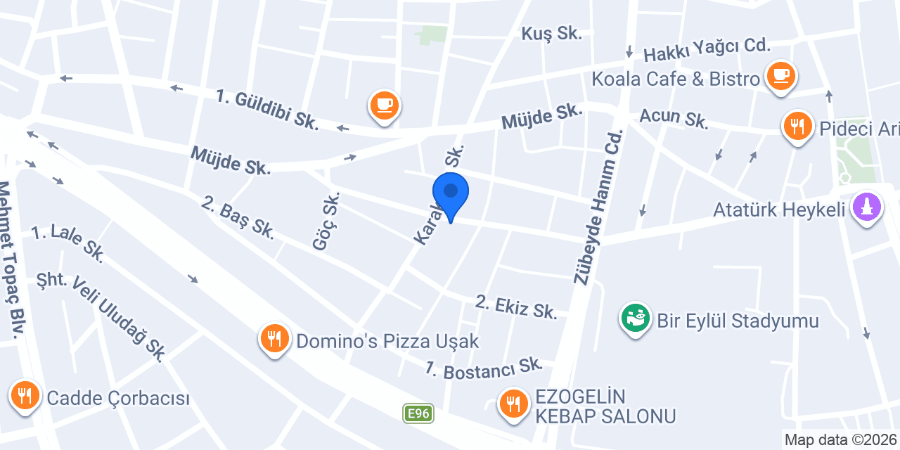 Pizza Pizzarro konumu