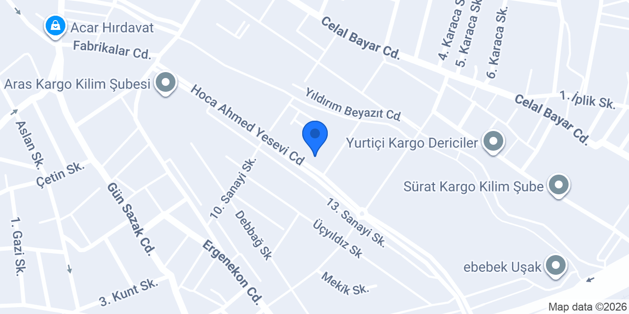 Banaz Uşak Yapı Denetim konumu