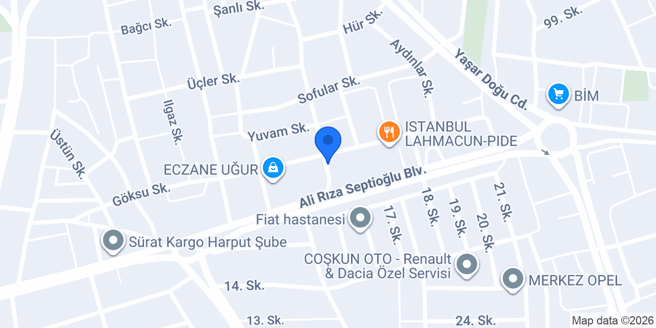 Hacı Zeki Oğulları Mobilya konumu