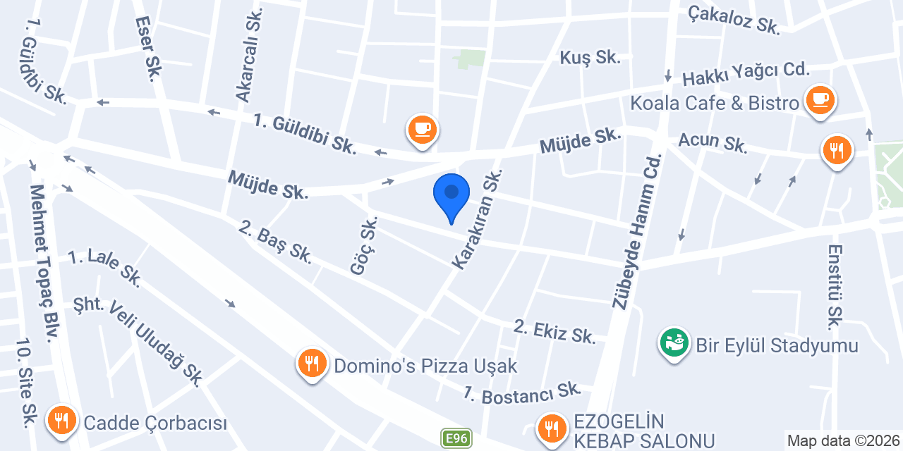 Gözde Yapı Dekor konumu