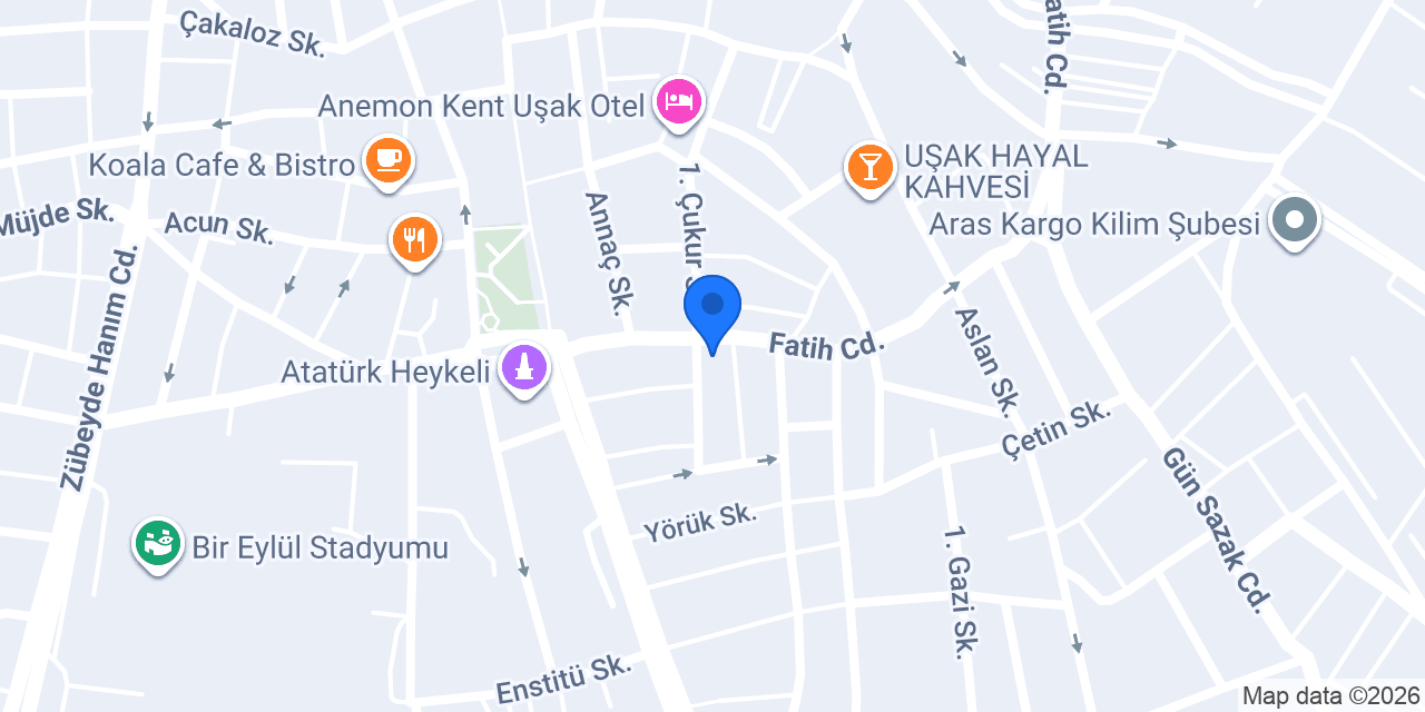 MURATLAR CAM DUŞAKABİN konumu