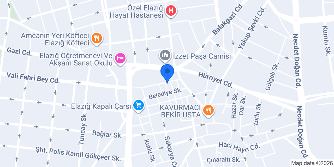 Babil Sürücü Kursu konumu