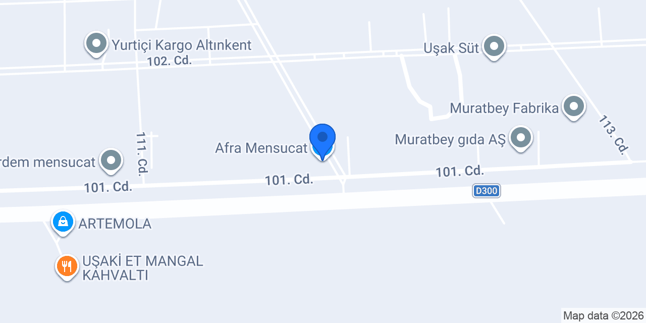 Afra Mensucat konumu
