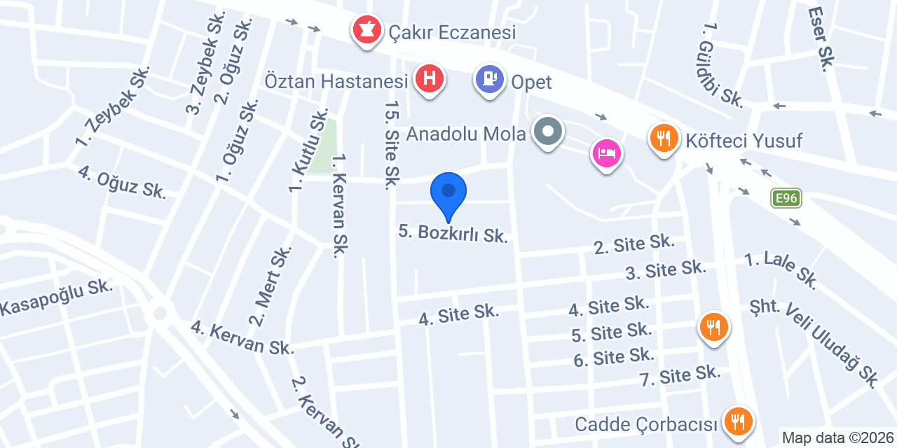 Atlas Ahşap Boyama Atölyesi konumu