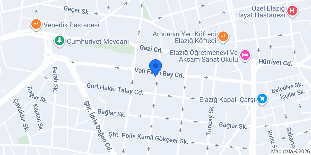 Yeşilçam Kafe konumu
