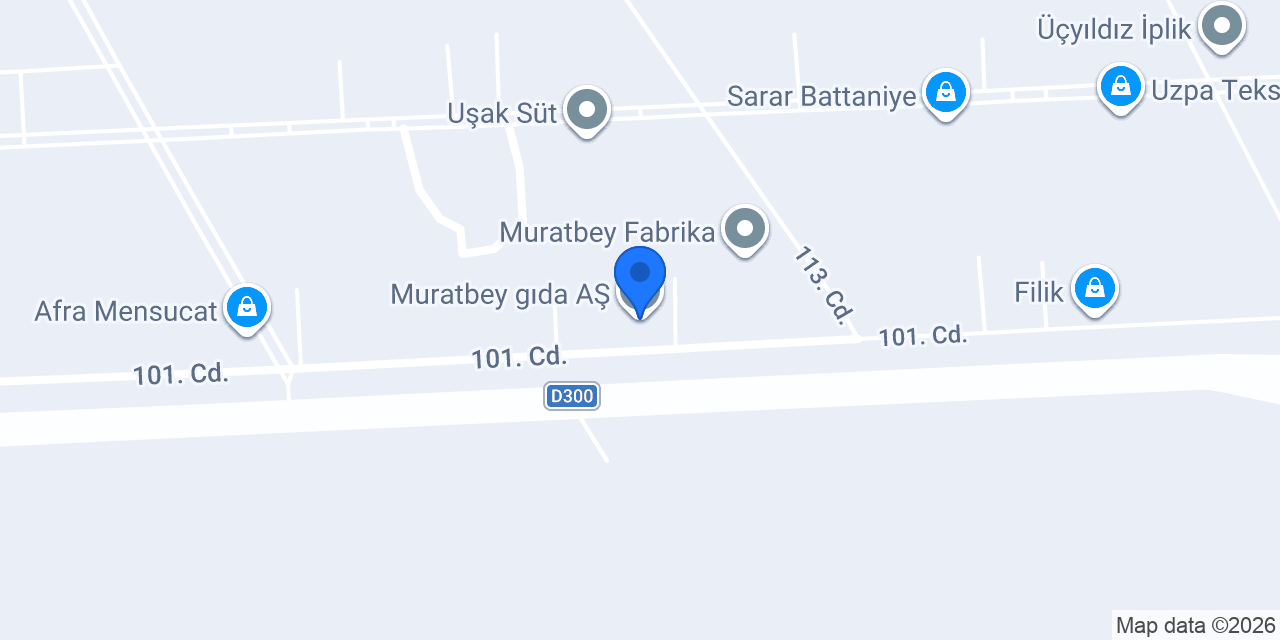 Muratbey gıda AŞ konumu