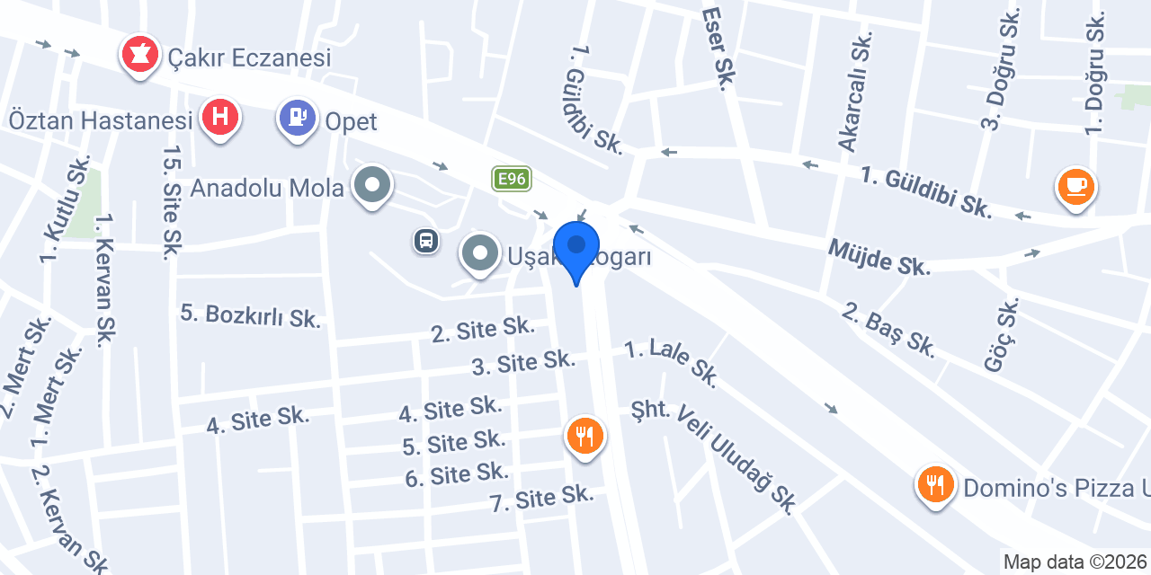 Lotus Spa & Masaj Uşak konumu
