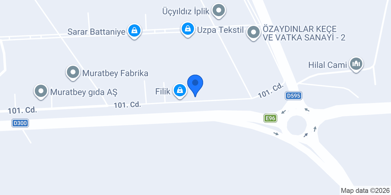 Ayanoğlu Tekstil Yün İplik Streichgarn Tesisi konumu