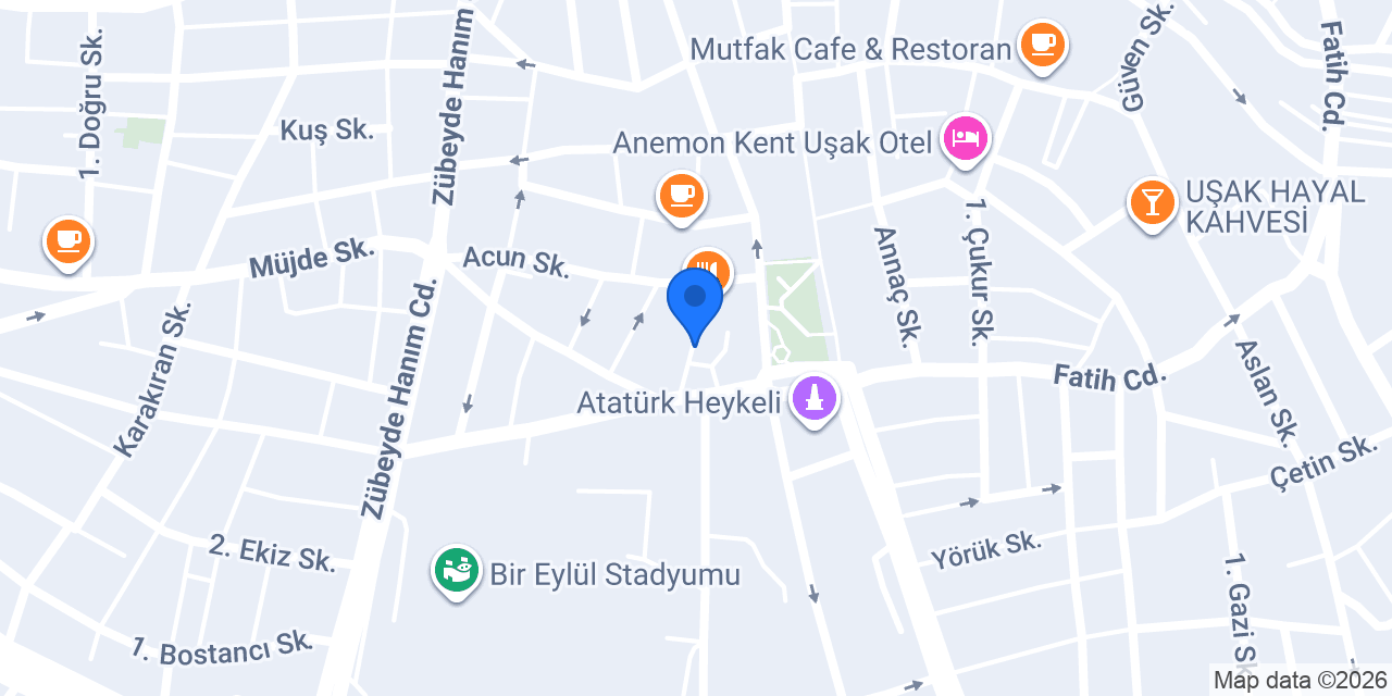 Pusula Eğitim Kurumu konumu