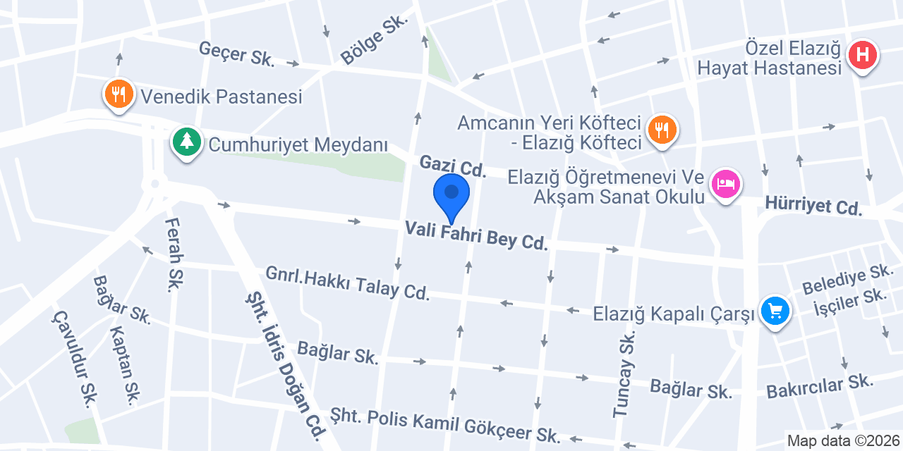 ŞAHESER MİMARLIK & İÇ MİMARLIK konumu