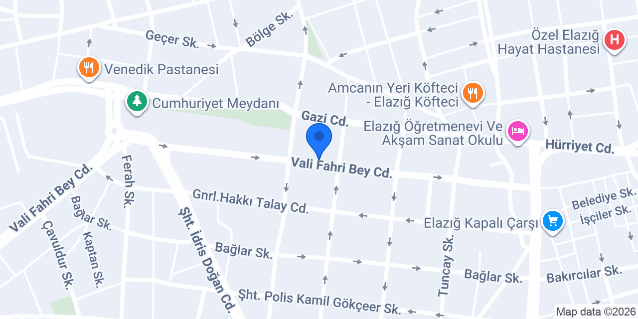 Av. Esengül BUT konumu