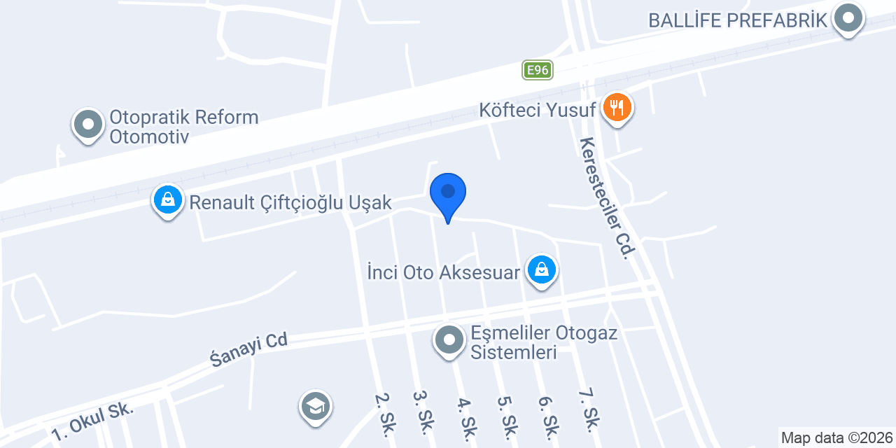 Uşak Hurdacı konumu