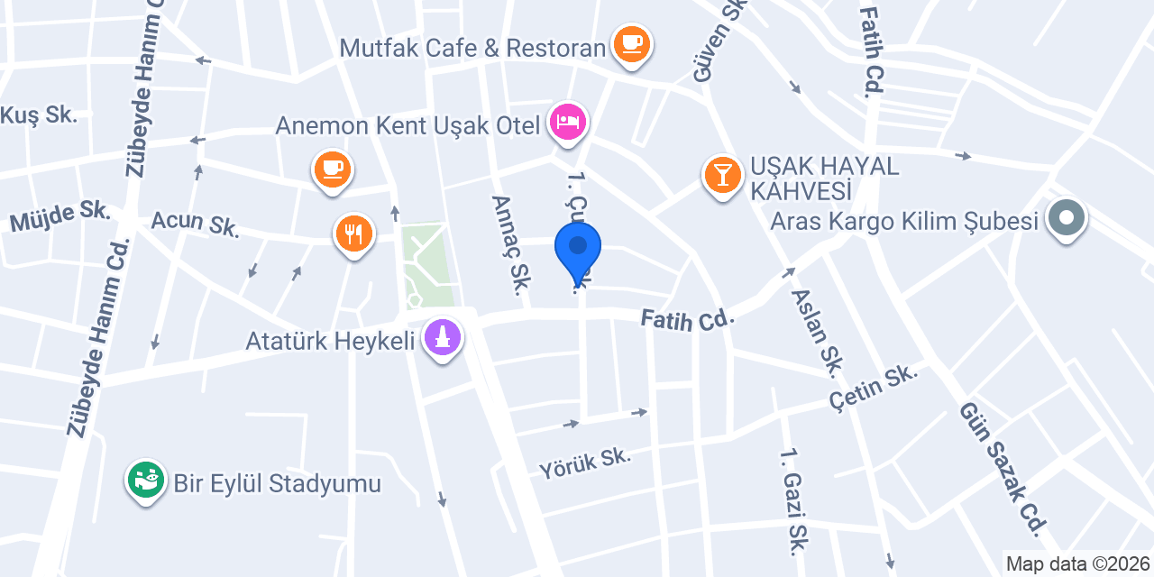 Nuri Şeker Erkek Öğrenci Yurdu konumu