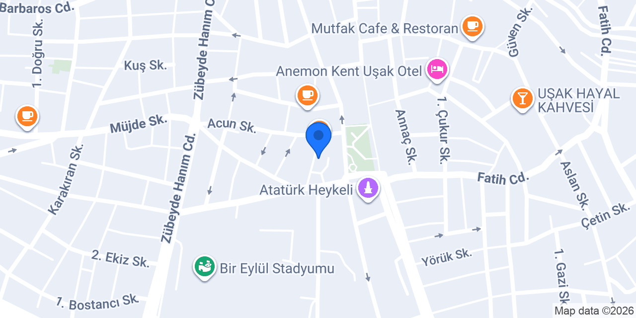 Çatı Keyfi konumu